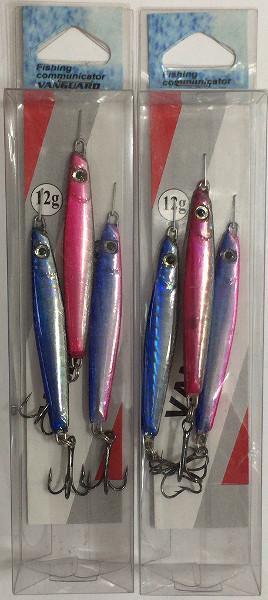 送料無料　バンガードジグ　12g　3色入り×2個セット