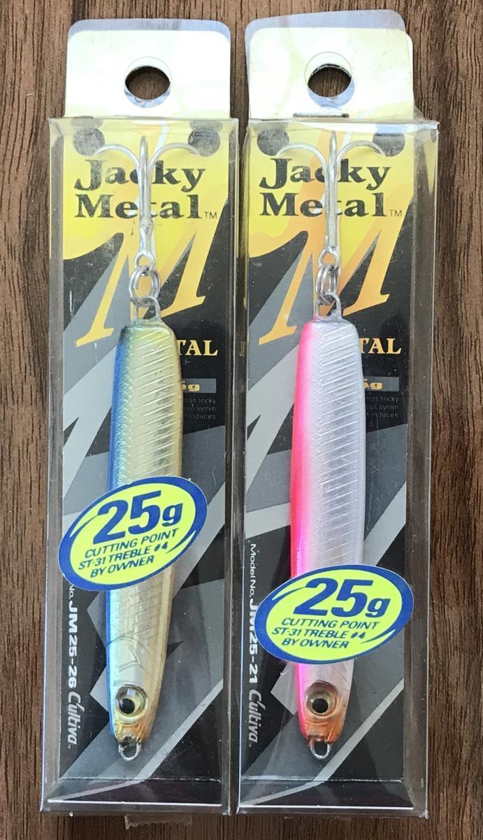 送料無料　カルティバ　ジャッキーメタル　25g　2色セット