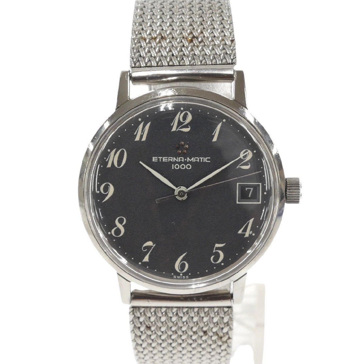 稼働・良品 <Vintage> Eterna-Matic 1000 自動巻 Yahoo!オークション -「エテルナマチック」の落札相場・落札価格