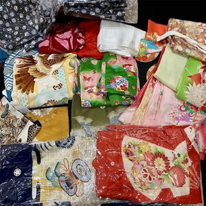 #N048 子供用 着物 いろいろまとめ 福袋 祝い着 七五三 和服 和装 甚平 【wellriver】