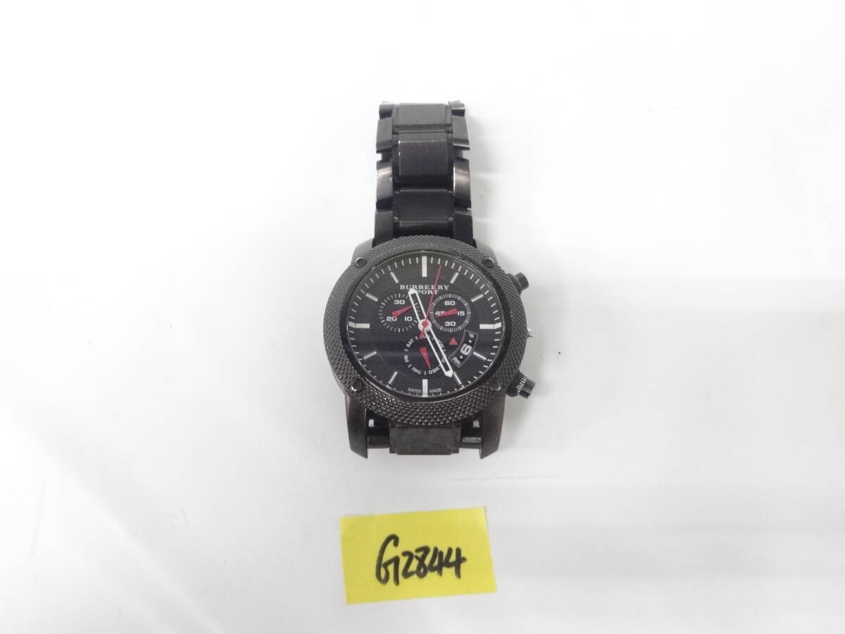 バーバリー クロノグラフ PVD ブラック文字盤 クォーツ 中古品 2025年最新】Yahoo!オークション -バーバリー時計クロノグラフの