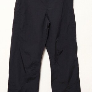 新品_J.L-A.L_ ジェイラル JLAL 25ss MINNO TROUSERS SHUNGITE BLACK ドローコード ナイロン トラックパンツ Mサイズ SB