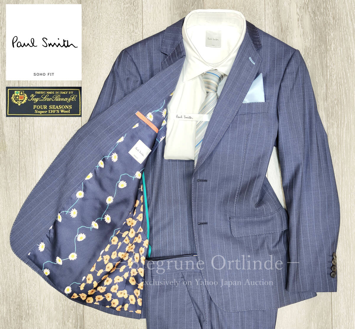 Yahoo!オークション -「ポールスミス スーツ 裏地」の落札相場・落札価格