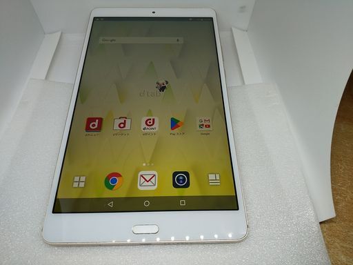 HUAWEI dtab D-01J GOLD タブレット docomo HUAWEI dtab Compact d-01J タブレット ゴールド 利用