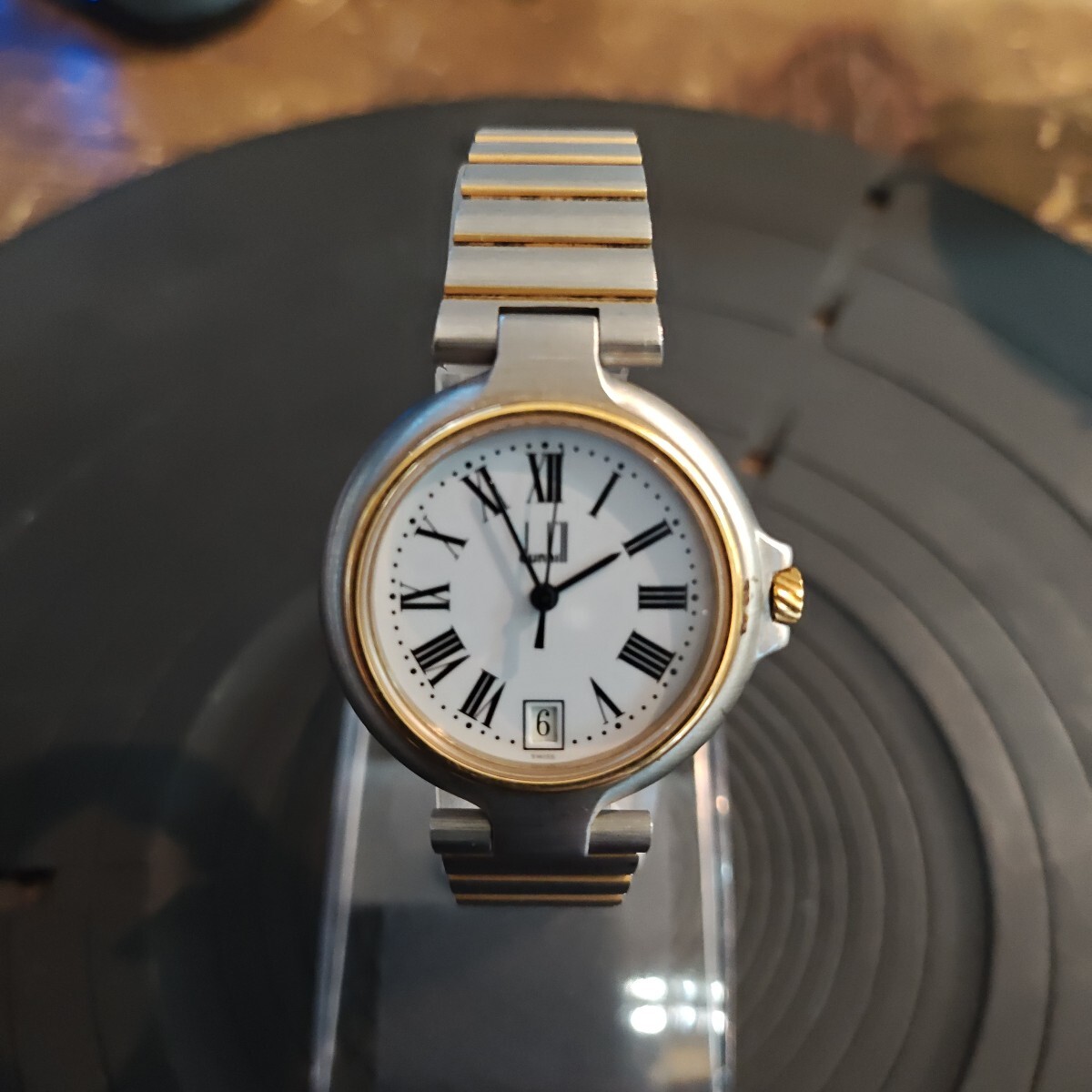 稼働★dunhill ダンヒル レディース クォーツ 腕時計 ※電池新品交換済 稼働☆dunhill ダンヒル レディース クォーツ 腕時計 ※電池新品