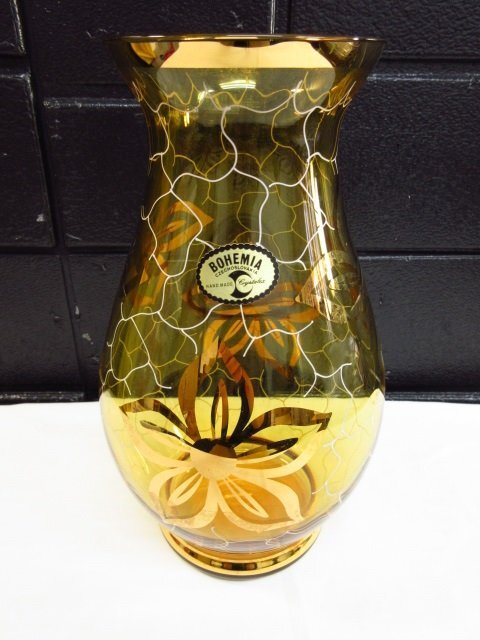2025年最新】Yahoo!オークション -ボヘミアガラス 金彩の中古品・新品
