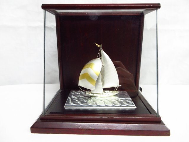 Yahoo!オークション -「ヨット」(置物) (銀製)の落札相場・落札価格