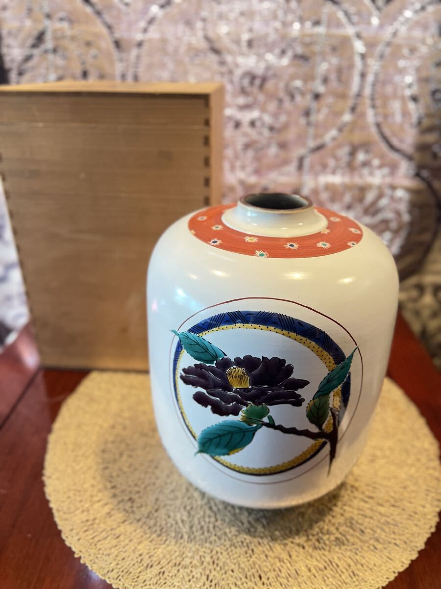  ваза Kutani Arita . ваза для цветов антиквариат Japanesetraditional