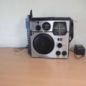 Panasonic パナソニック クーガ112 RF-1120 FM/MW/TV 3バンドラジオ ワイドFM対応 電源表示灯 AC/DC電源付 動作確認品 13-56