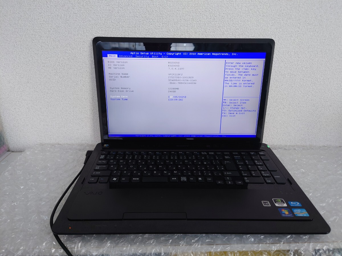 送料込み匿名配送 訳ありジャンク　ソニーバイオVPCF148FJウィンドウズ7 送料込み匿名配送 訳ありジャンク ソニーバイオVPCF148FJ