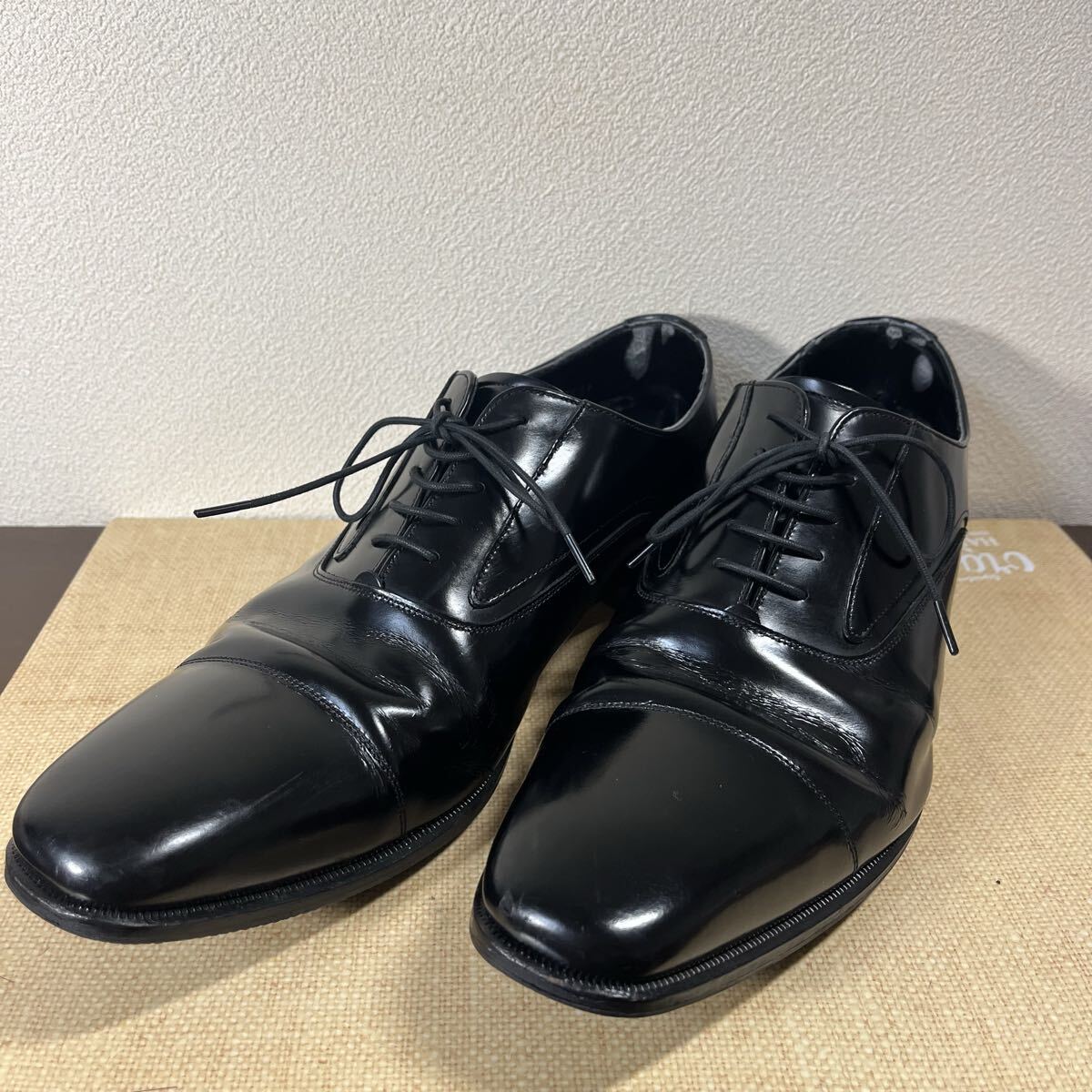 ⭐️未使用⭐️　REGAL ビジネスシューズ　レースアップ　ブラック　レザー REGAL リーガル レースアップレザースニーカー GORE-TEX フット