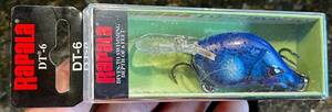 Discontinued Rapala DT-6 Bass Fishing Lure Crankbait Tackle Box Balsa Bait 海外 即決