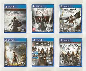 Assassin's Creed Bundle - PlayStation 4 (PS4) - 6 Pack Lot 海外 即決