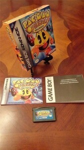 PAC-MAN PAC MAN PINBALL gba Gameboy advanced pacman COMPLETE W/BOX 海外 即決