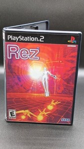 Rez (Sony PS2 PlayStation 2, 2002) W/Manual 海外 即決