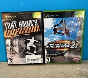 Tony Hawk's Pro Skater 2X And Tony Hawk’s Underground. For Original XBOX. 海外 即決
