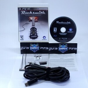 Rocksmith PS3 W/ Cable + Manual - PlayStation 3 海外 即決
