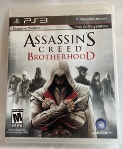 Assassin's Creed Brotherhood PS3 2010 TESTED Mint Disc PlayStation Video Game 海外 即決