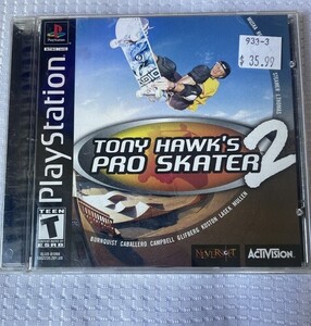 Tony Hawk's Pro Skater 2 (Sony PlayStation 1, 2000), Excellent Condition 海外 即決