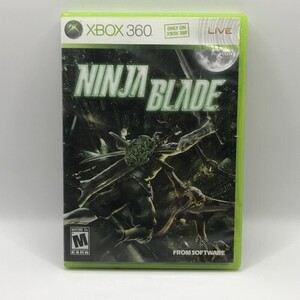 Ninja Blade Microsoft Xbox 360 Complete in Box CIB (CREASED MANUAL) Tested/Works 海外 即決