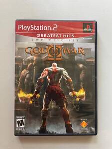 God of War 2 II (Sony PlayStation 2, PS2 2008) 2 Disc セット Greatest Hits - CIB 海外 即決