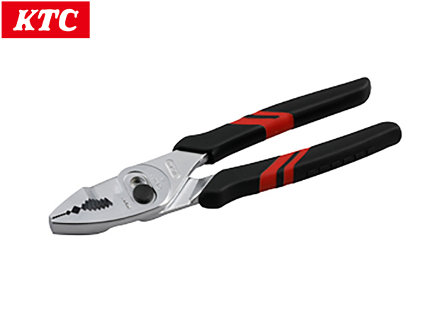 KTC コンビネーションプライヤ ソフトグリップ付 PJ-200 三段形状 つか