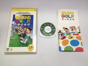中古A★B)みんなのGOLF ポータブル★PSPソフト