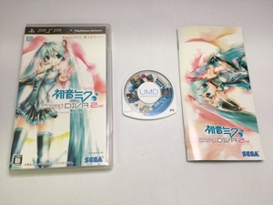 中古AB★初音ミク Project DIVA 2nd★PSPソフト