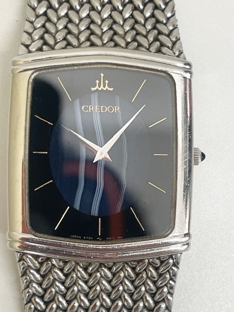 【稼働/純正ベルト/美品】SEIKO セイコー クレドール 腕時計 SEIKO CREDOR セイコー QUARTZ クオーツ 腕時計 革ベルト 文字盤