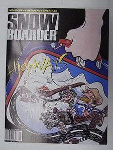 включая доставку!! SnowBoarder USA snow окантовка журнал американская версия 1994/NOVEMBER-#1