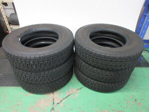 激安 ブリジストン ECOPIA M812 205/85R16 117/115N LT 25年製 中古ミックスタイヤ6本SET 福川商会 売り切り