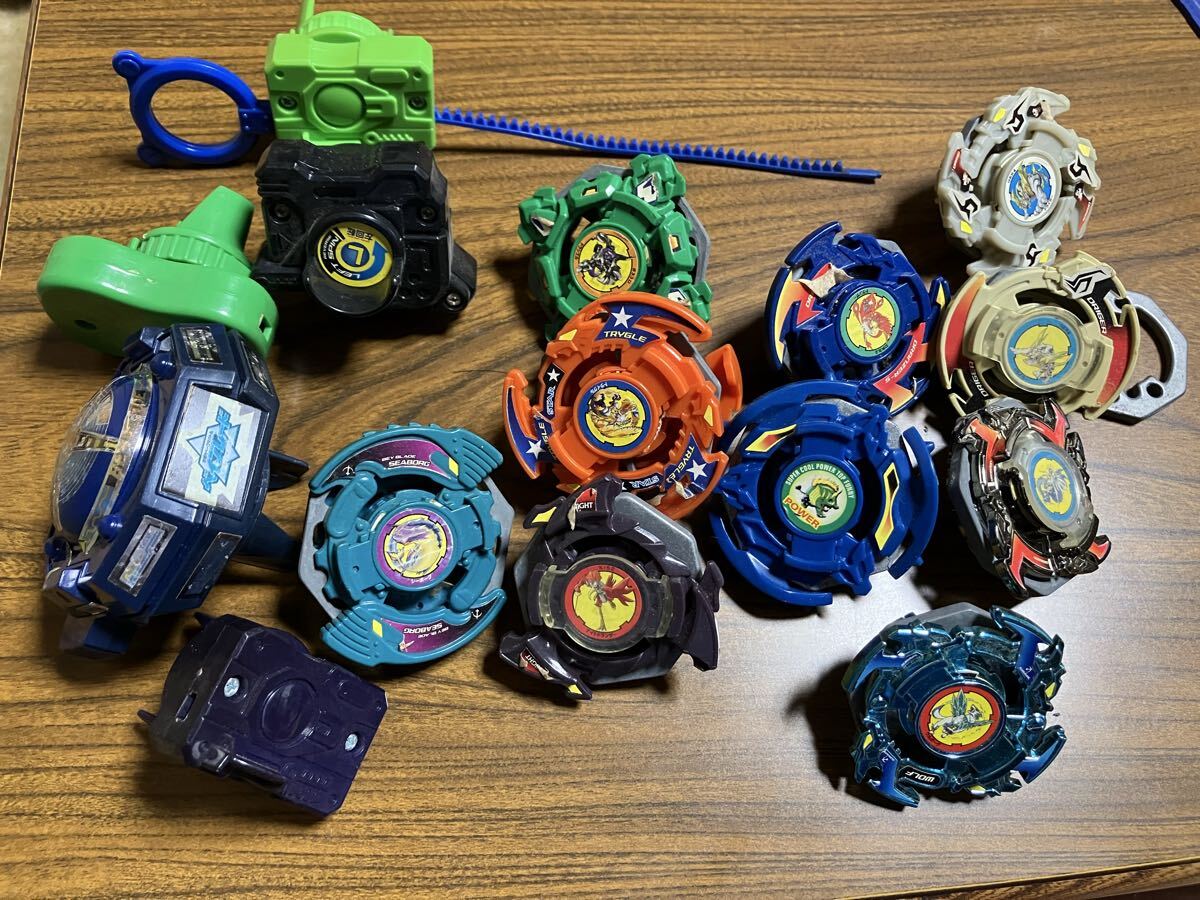 【初期ベイブレード】　グリップシューター付き　ドラグーン　ドライザー　ドラシエル 初代 ベイブレード ドラグーン ドランザー ドラシエル