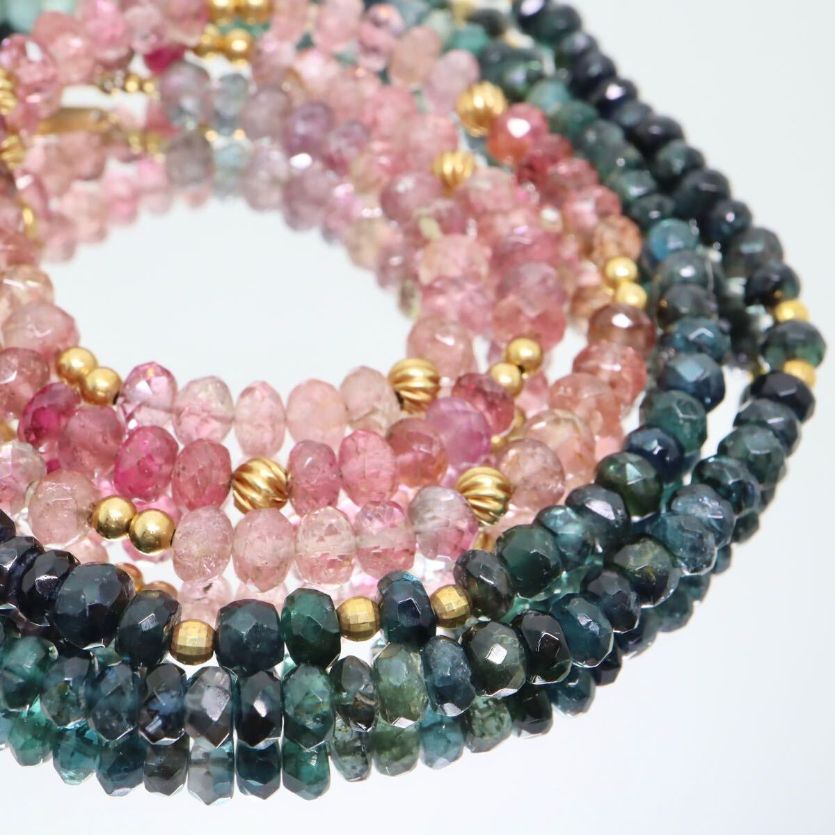 Yahoo!オークション -「トルマリン ネックレスk18」の落札相場