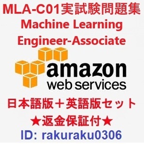Amazon MLA-C01【11月日本語版+英語版セット】AWS認定Machine Learning Engineer - Associate実試験再現問題集★返金保証★追加料金なし②
