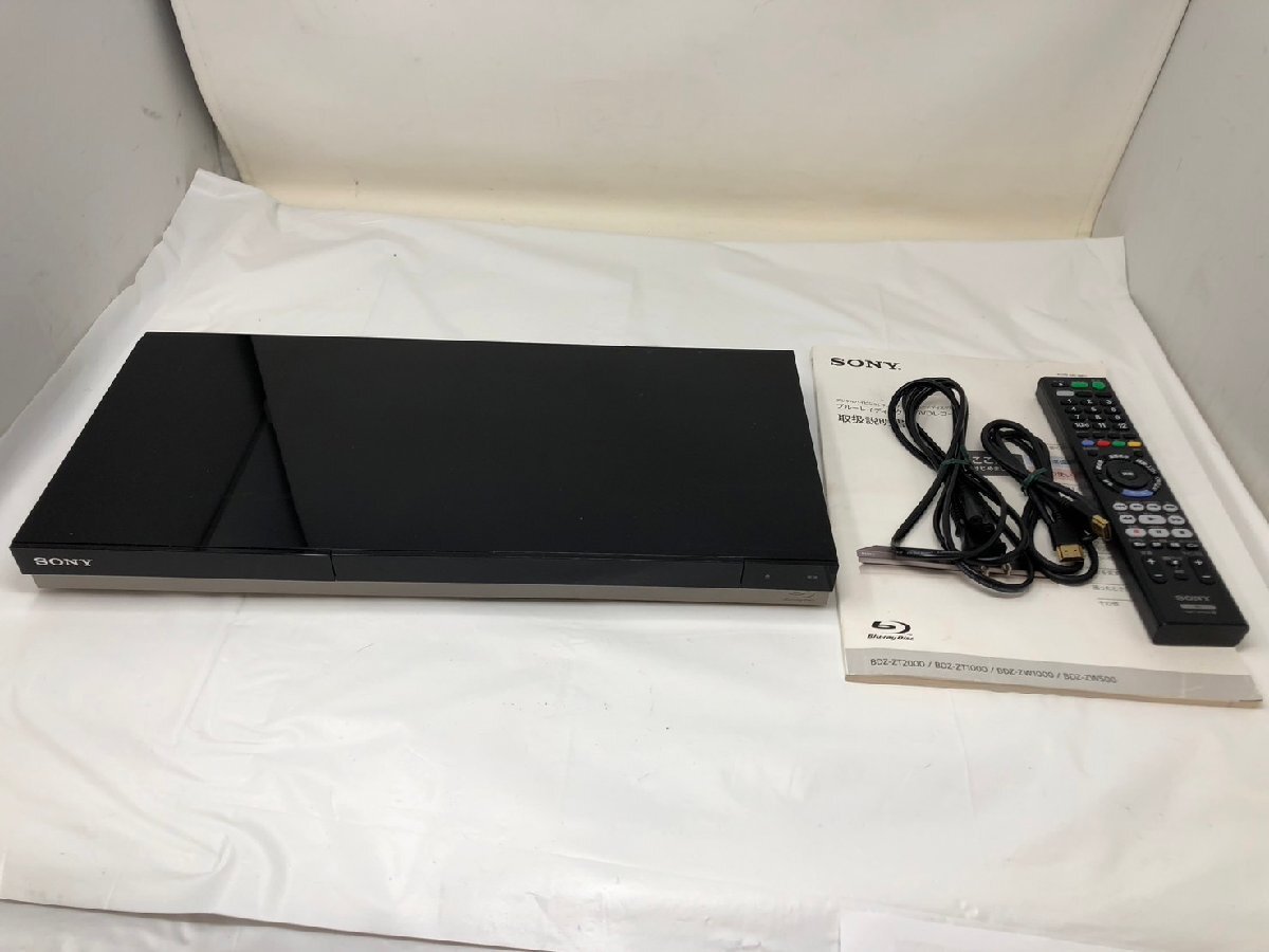 SONY ブルーレイレコーダー BDZ-ZW1000 1TB 2017年製 あ 中古 SONYソニー ブルーレイディスクレコーダー BDZ-ZW1000