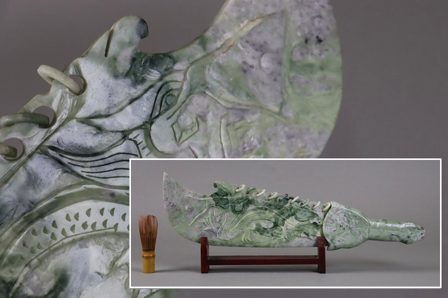 2025年最新】Yahoo!オークション -翡翠(彫刻、オブジェ)の中古品