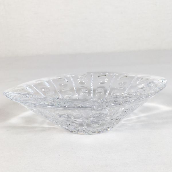 【未使用品】バカラ クリスタルガラス灰皿 Baccarat - □新品□未使用□ Baccarat バカラ クリスタルガラス