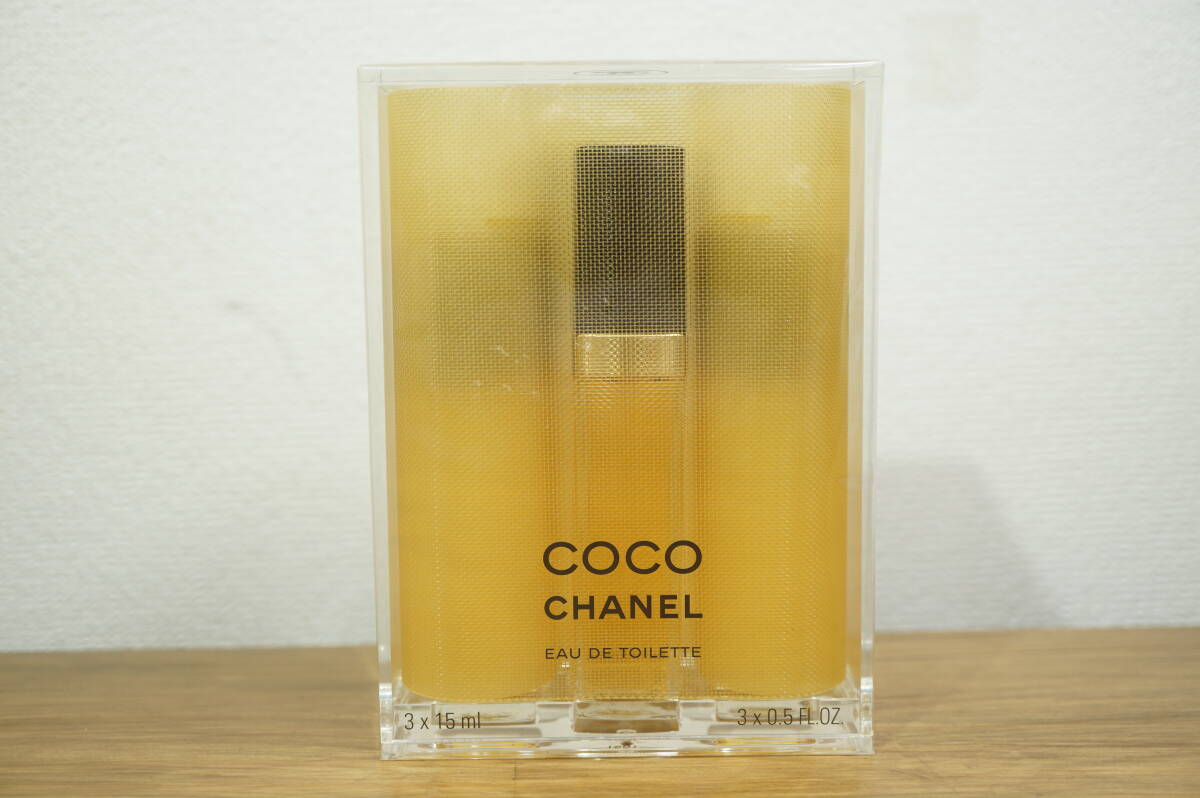 COCO  CHANEL    オードトアレ　15ml ×３本　未開封品 COCO CHANEL オードトアレ 15ml ×3本 未開封品