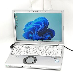 1円~ Wi-Fi有 12インチ パナソニック ノートパソコン SV7RDCVS 中古良品 Core i5 8350U 8GB 高速SSD 無線LAN Windows11 Office済 即使用可