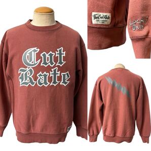 CUT RATE カットレイト リバースウィーブ スウェット L ボルドー トレーナー ビンテージ ヴィンテージ xpv