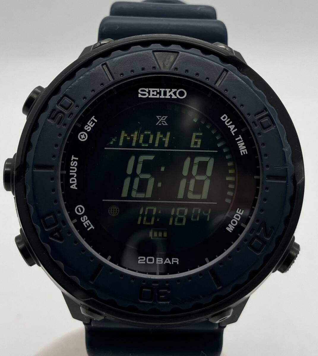 SEIKO セイコー プロスペックス S802-00B0 ソーラー デジタル SEIKO / セイコー S802-00B0 プロスペックス ソーラー 別注