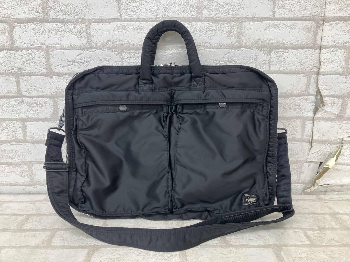 希少 極美品 ポーター タンカー 2way ブリーフケース 黒 ナイロン A4 TANKER(タンカー) 2WAY BRIEFCASE | 吉田カバンホームページ