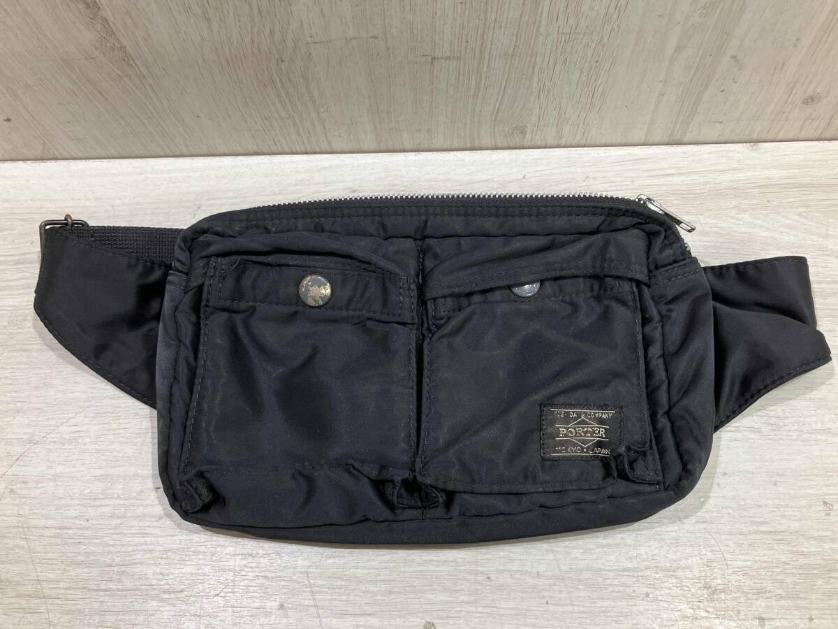 美品　PORTER タンカー ナイロンウエストバッグ ブラック2WAY TANKER(タンカー) WAIST BAG | 吉田カバンホームページ