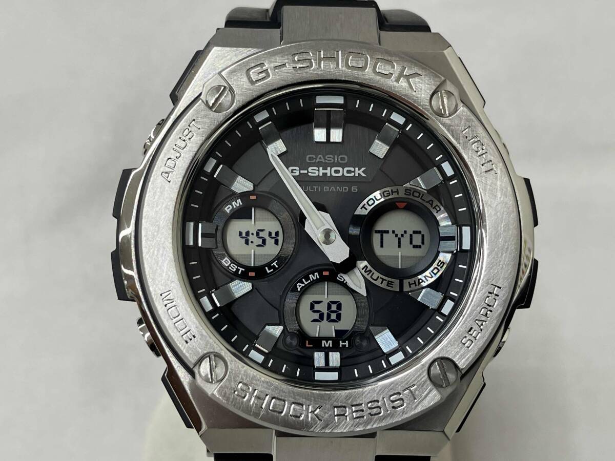 極上美品　カシオ　G-SHOCK　ソーラー電波時計　GSTW110-1AJF
