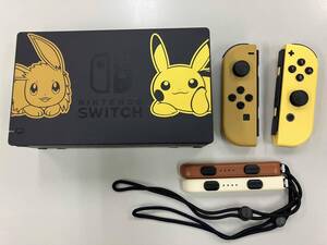 Switch ポケットモンスター Let's GO!ピカチュウ ドック・Joy-Con・ストラップのみ