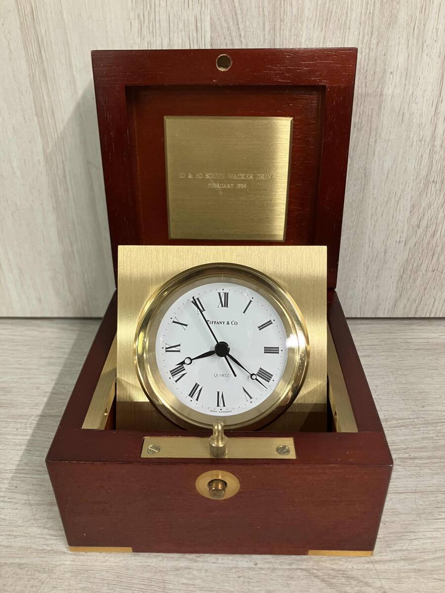 Yahoo!オークション -「ティファニー 置時計」(置時計、掛時計