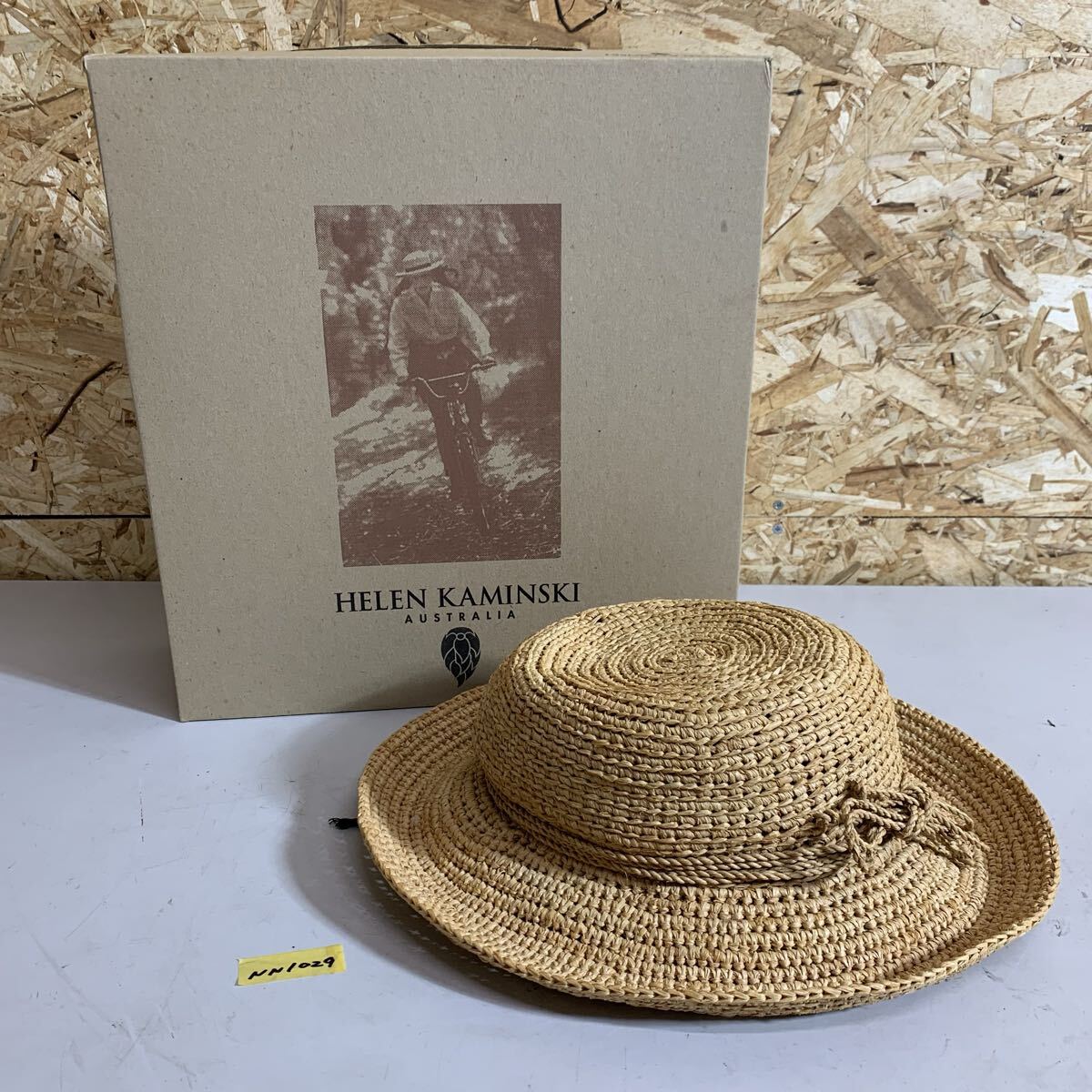 未使用新品 ヘレンカミンスキー 麦わら帽子 未使用】ヘレンカミンスキー Fai ファイ F ラフィアハット