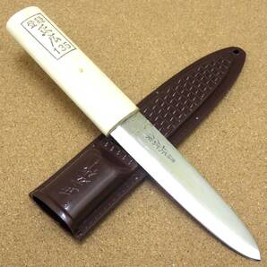 包丁 間切包丁 13.5cm (135mm) 正広 関の刃物 右利き 片刃 カーボン 鞘付き 魚釣り イカ加工 ロープの切断 漁師用 万能特殊ナイフ 日本製