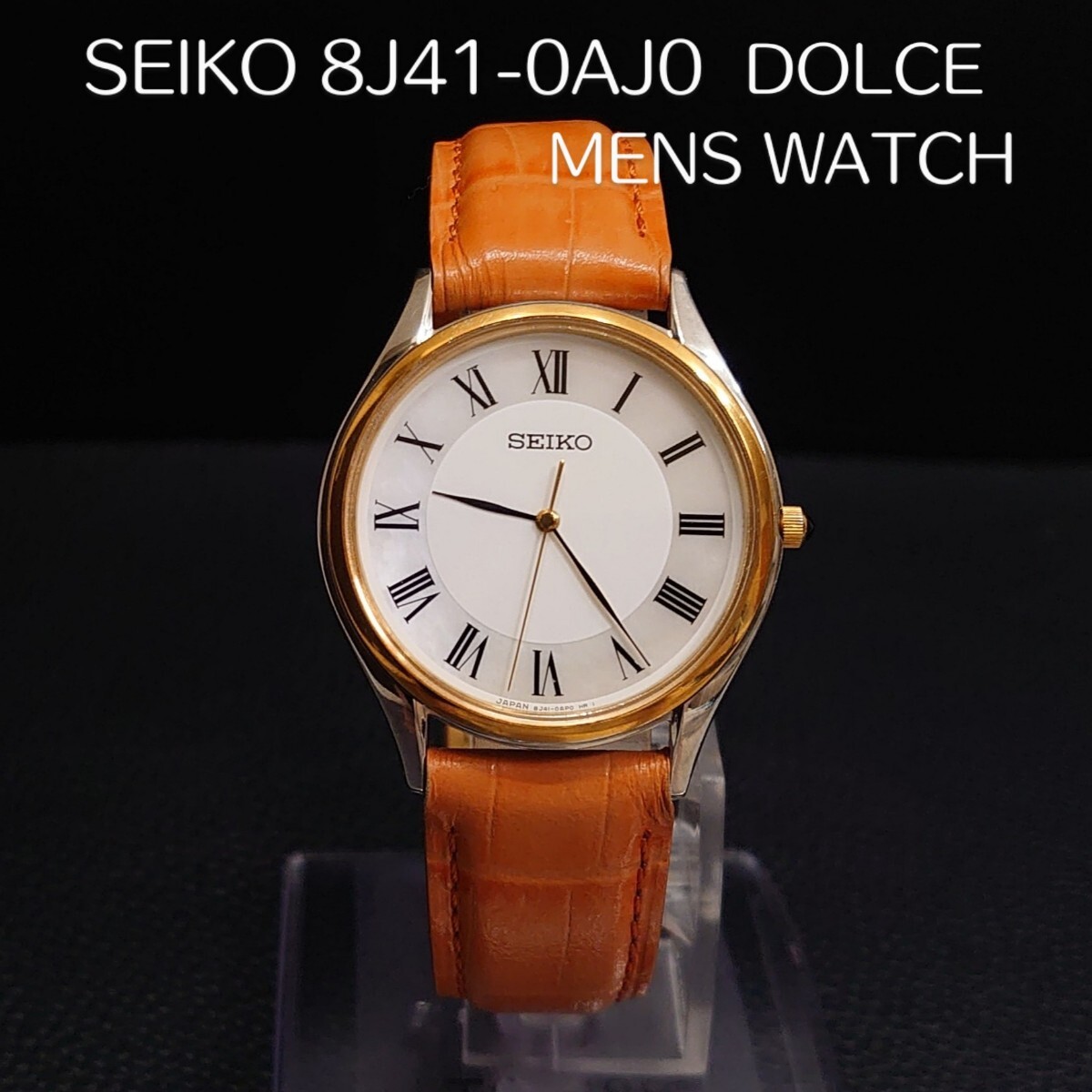 【稼働/新品電池】セイコー ドルチェ ローマン 箱付き 3156【新品電池】SEIKO DOLCE 腕時計 セイコー ドルチェ