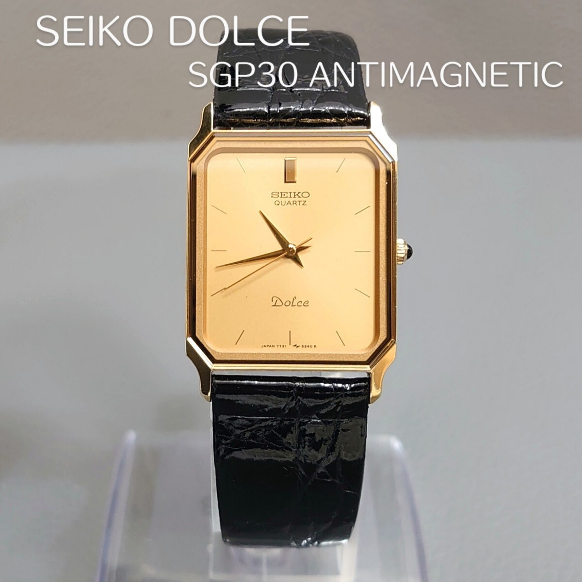セイコー ドルチェ SEIKO DOLCE 7731-5220 　稼働品 Yahoo!オークション -「セイコー7731」(ドルチェ) (セイコー)の